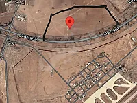 للبيع ارض بعد الجسر السابع عند مدخل المطار دمشق طريق المطار