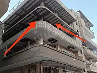 للبيع شقة عالعضم مقطعة طابق ثالث160م/الحسكة _مساكن اوغاريت