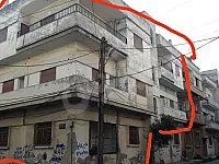للبيع بناء 3طوابق حمص كرم شمشم قرب مدرسة رياض كنجو تجهيز جيد جدا 