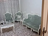 للبيع شقة قبو 400م مع حديقة/ 5 غرف/غرب المشتل مقابل جامع المصري 