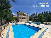 للايجار فيلا الزند ريف دمشق كروم مضايا تجهيز سوبر ديلوكس 