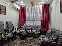 للايجار الاسبوعي شقة فاخرة بدمشق مخدمة بالكامل كهربا ونت 0935413128