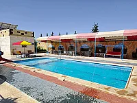 إيجار مزرعة في النيرب حلب مع مسبح واسع وخدمات كاملة