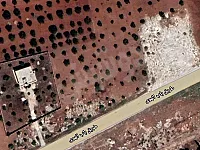 أرض للبيع قبل مفرق قرية الابزمو علا الشارع الرئيسي واجهتا 30متر