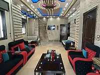 للبيع شقة حمص حي الورود تجهيز سوبر ديلوكس 