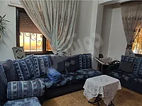 شقة أرضية للبيع في قدسيا 200م² نزول شاط 3 غرف مفروش حماية حديد