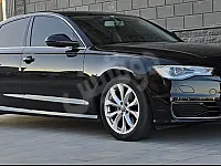 للبيع سيارة أودي A6 2016 لون اسود نضيفة جداً، ممشى 74000