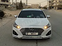 هيونداي سوناتا 2018 أبيض مستعمل للبيع في التل - 168200 ميل مجمركة