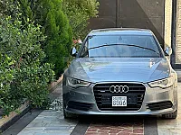 أودي A6 2013 مستعملة للبيع في المزة - فضي رمادي