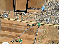 الارض زاعية لاكن صالحة مقسمة لي مشاريع سكن مخدمة سعر 