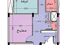 للبيع شقق ع مخطط واجهة ملبسة و درج رخام  الحسكة تل حجر 
