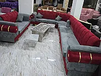 طقم كنبايات خشب شوح جديد في ريف دمشق - 50 موديل متنوع