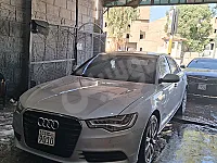 أودي A6 2013 للإيجار في دمشق - سيارة فضية أوتوماتيك ديزل