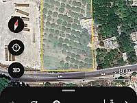 للبيع ارض اول طريق الحفة مقابل معمل المعاكس