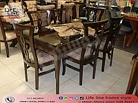 طاولة سفره مع 6 كراسي خشب زان في الميدان - عروض رائعة