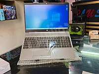 للبيع لابتوب HP Ryzen 5 بسعر مميز من معرض بلاس فايو حمص 