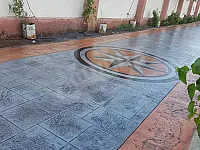 بديل الحجر والرخام الباطون المطبع 