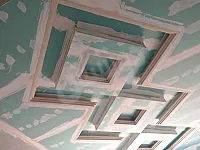 ديكورات جبس بورد اسقف مستعارة جبس عربي بديل الخشب بديل رخام 