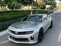 شيفروليه كمارو 2012 للإيجار في مركز حمص - فضي رمادي