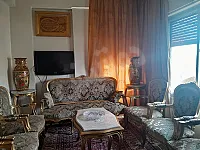 غرفة جلوس مستعملة مع 3 طاولات رخام للبيع في الزاهرة