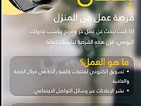 عمل عبر الانترنت 