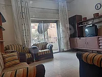 شقة مفروشة للأجار السنوي بقدسيا قرب مشفى بدر ٣ غرف وصالون