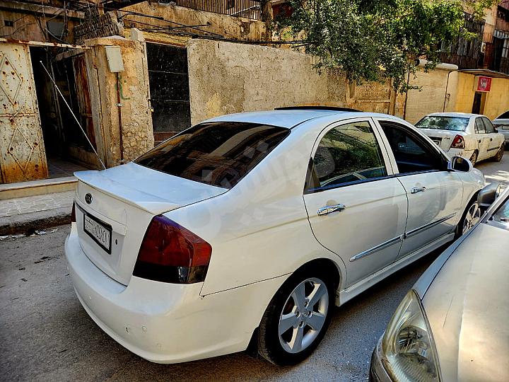 سيارة كيا سيراتو 2009 للايجار في حلب - أوتوماتيك وأبيض