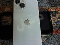 آيفون 13 أبيض مستعمل 65-128GB بريف دمشق مع كفالة